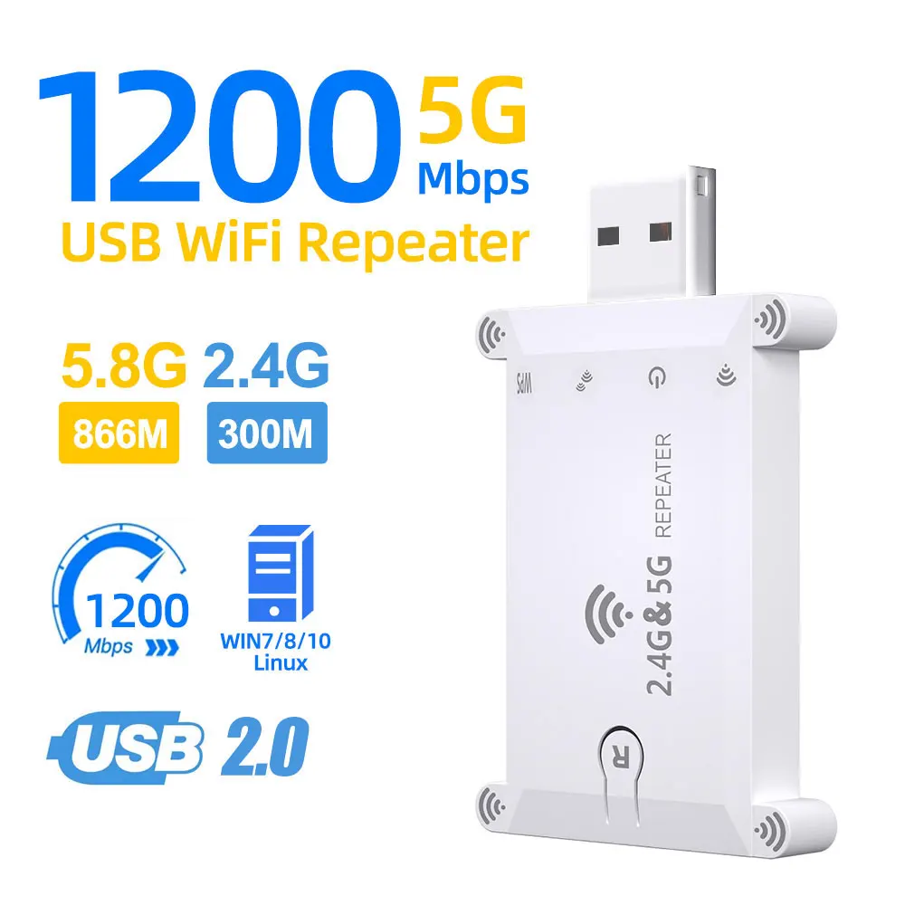 Server Power Supply - WiFi FIY 2,4g/5g repetidor Wifi Usb