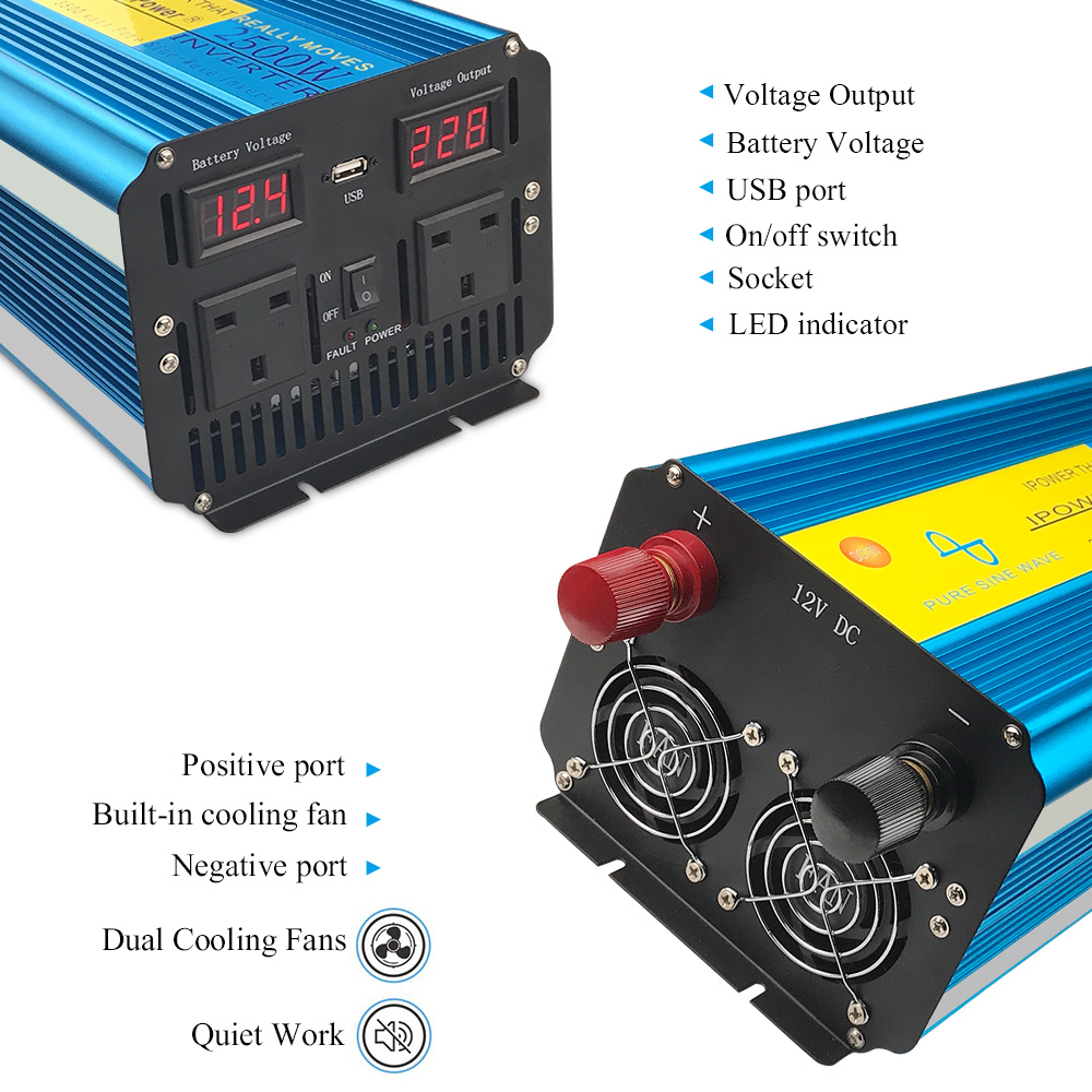 Inversor de Onda Sinusoidal Pu - Power Supply 12V reseña y precio