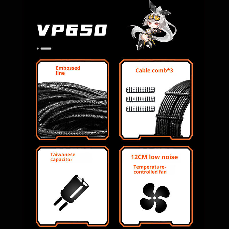 Power Train X-GAMERX VP 650W 7 - Power Supply 750W reseña y precio