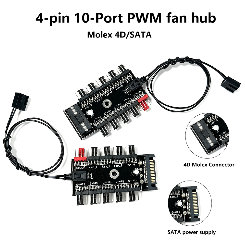 Hub Divisor de Ventiladores PW - Pc Power Supply reseña y precio